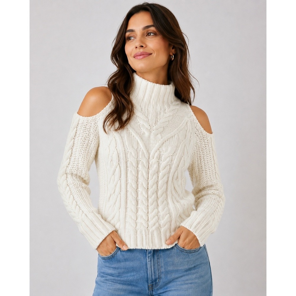 Nicole‎ by Nicole Miller Women's Fisherman Sweater size Large